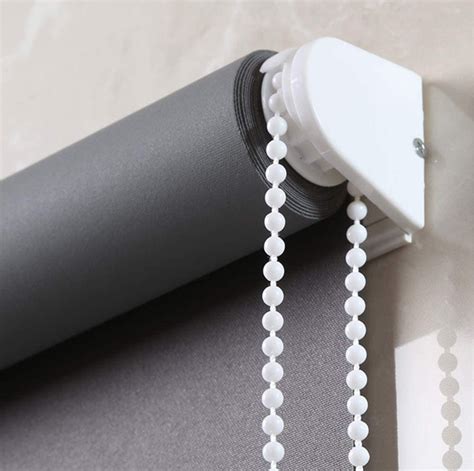 10 Yards Roller And Roman Shade Blind Beaded Chain Cord White Plastic