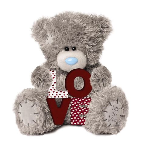 Tatty Teddy Made With Love Me To You Bear With Plush Love Letters
