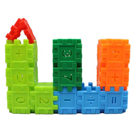 Diy Number Building Blocks School Mall Preschool Supplies