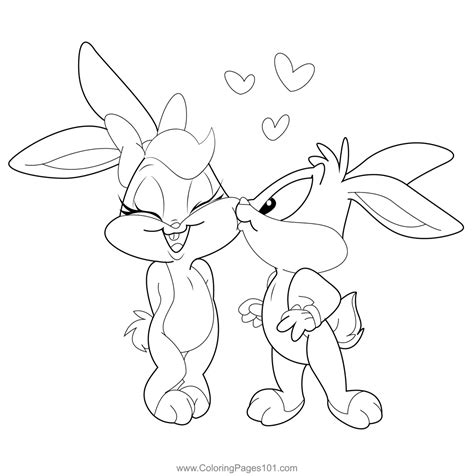 Lola Bunny From Looney Tunes Coloring Pages Free Prin - vrogue.co