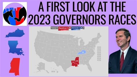 A First Look At The 2023 Governors Races Youtube