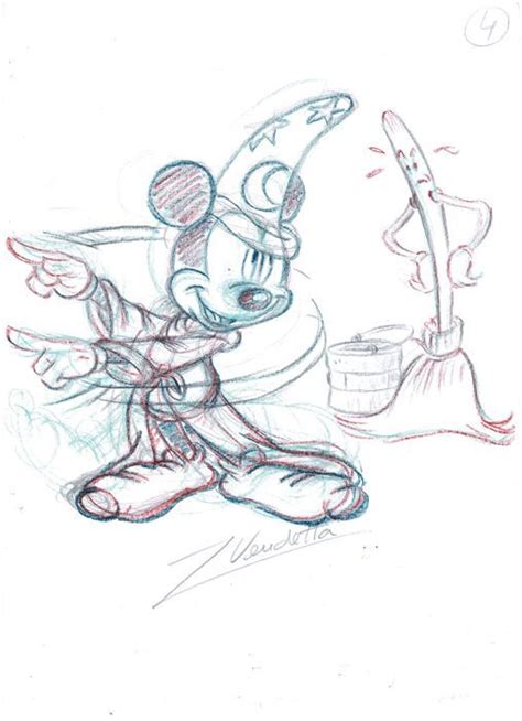 Mickey Mouse The Sorcerers Apprentice Z Vendetta Original