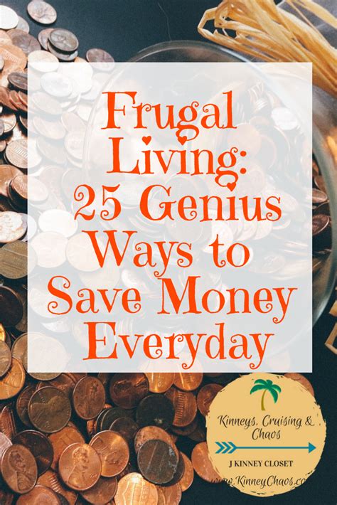 Frugal Living 25 Genius Ways To Save Money Everyday Ways To Save