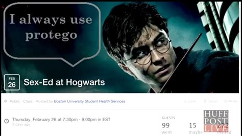 Boston University Offers Harry Potter Themed Sex Ed Class Youtube