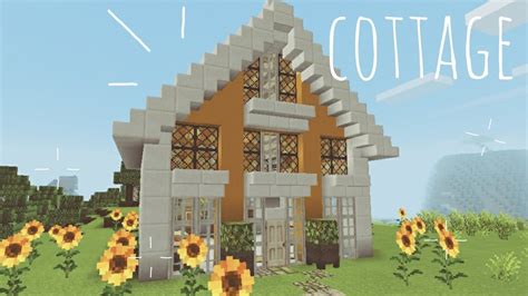 My house inside a house! Minecraft PE: aesthetic Cottage House 🌻 ฅ•ω•ฅ - YouTube