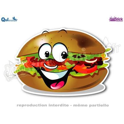 Vente Autocollant SANDWICH KEBAB Cartoon QUICOM LOOSTICK Fr