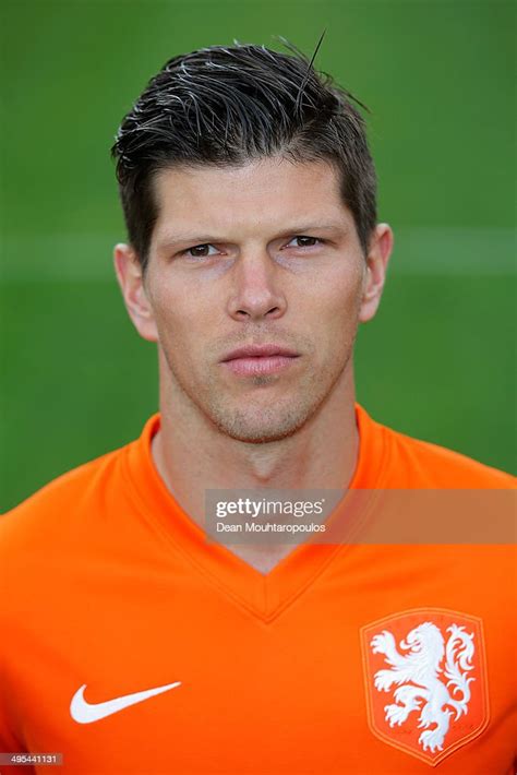 Klaas Jan Huntelaar Of The Netherlands Poses Prior To The Netherlands