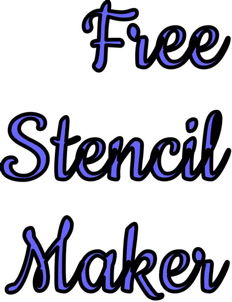 Free Stencil Maker Stencil Print Customize Or Make Your Own Free