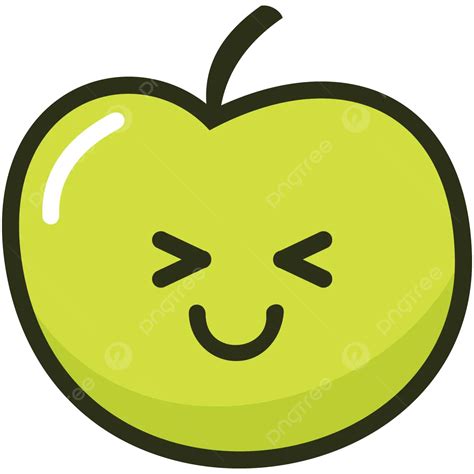 Cute Green Apple Vector Cute Green Apple Apple Png And Vector With