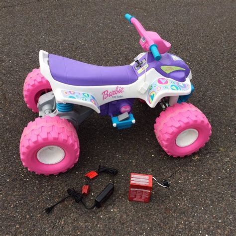 Fisher Price Power Wheels Barbie Quad 4 Wheeler For Sale In