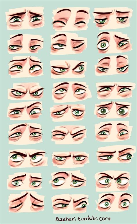 Badass Art Tutorials Eye Expressions Drawing Expressions Cartoon Eyes