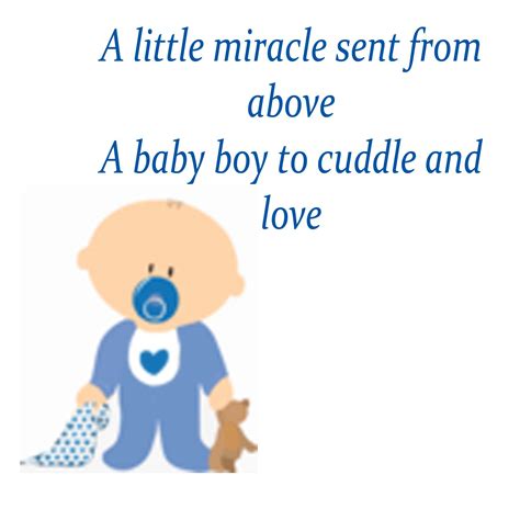 Baby boy poems for baby shower