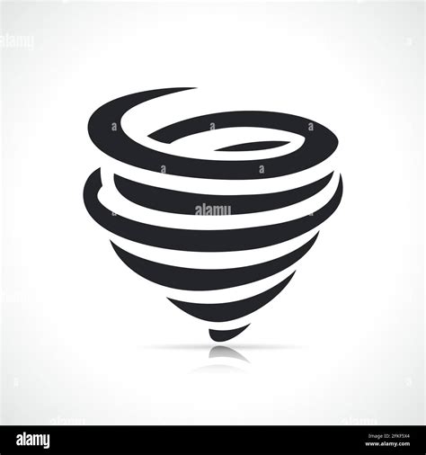 Vector Illustration Of Warning Tornado Symbol Design Stock Vector Image