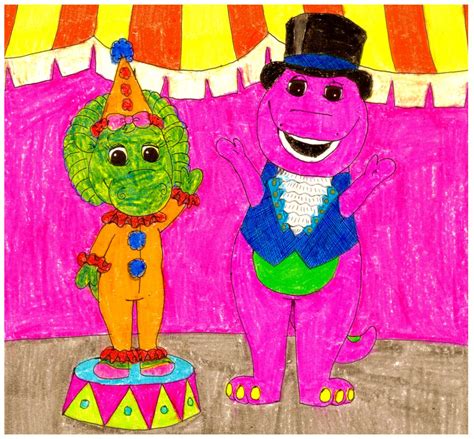 Barney And Baby Bop At The Circus By Bestbarneyfan On Deviantart