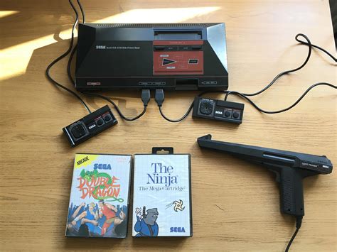Bought An Old School Sega Master System With Two Games Two Controllers