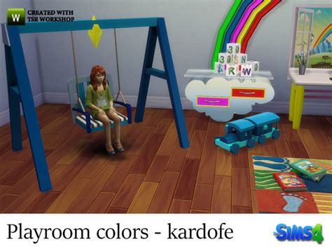 Sims 4 Ccs The Best Play Room By Kardofe
