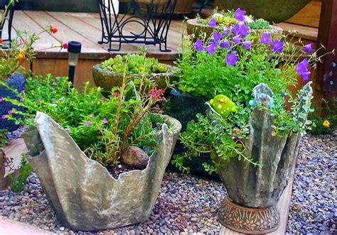 How to Make Cement Planters with Old Towel or Cloth