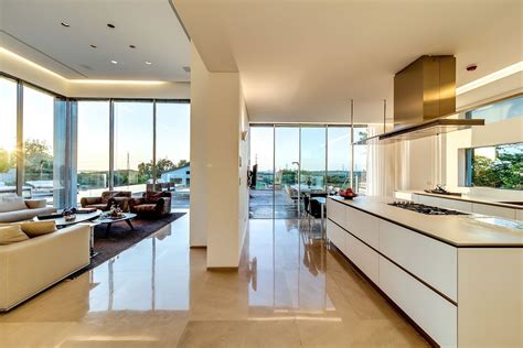Modern Luxury Villas Designed By Gal Marom Architects Kitchen Design