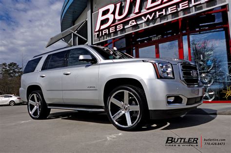 Gmc Yukon With 24in Dub Baller Wheels Exclusively From Butler Tires And