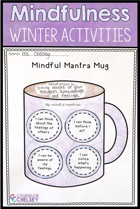 Mindfulness Activities For Winter Counseling And Sel Lessons