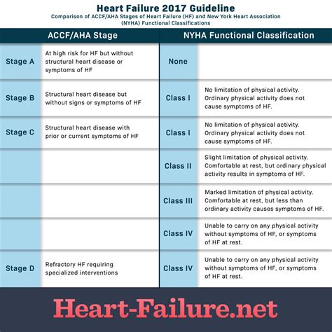 Keyword For What Are The 5 Stages Of Heart Failure