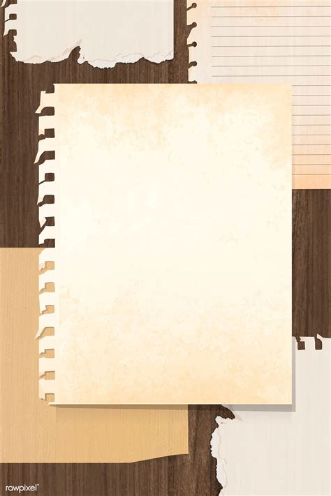 Download Premium Vector Of Vintage Brown Note Paper Vector 893464