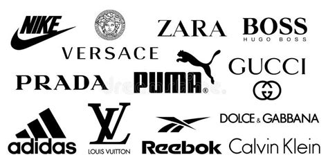Vector Logos Of Popular Clothing Brands Such As Chanel Louis Vuitton