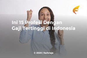 1. Daftar Gaji UMR di Indonesia untuk Profesi IT