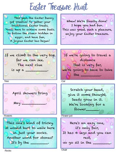 We did not find results for: Easter Scavenger Hunt Riddles Free Printable | Free Printable