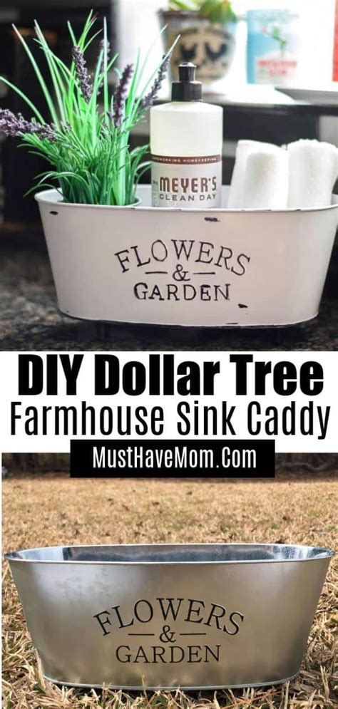 There are wide varieties of kitchen sink caddies. Farmhouse kitchen decor DIY farmhouse sink caddy for ...