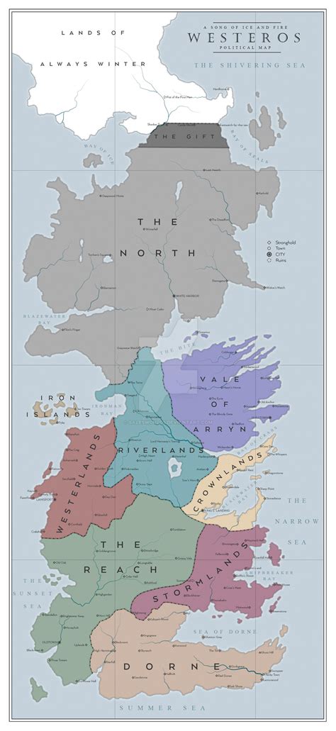 Spoilers Main So Here Is A Political Map Of Westeros At The Start Of