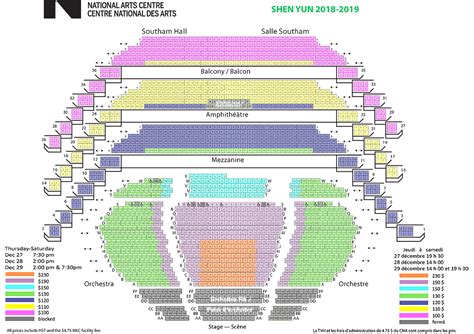 Assembly Hall Seating Map