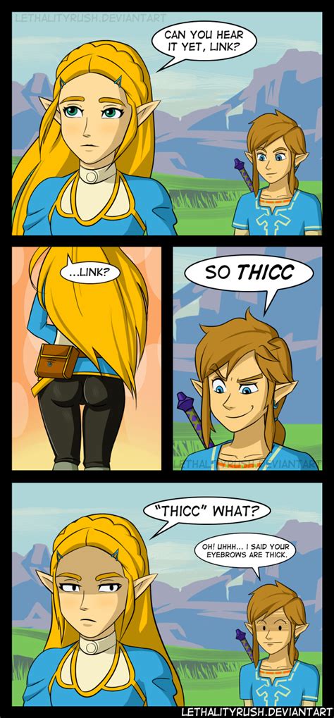 Thicc The Legend Of Zelda Breath Of The Wild Know Your Meme Legend