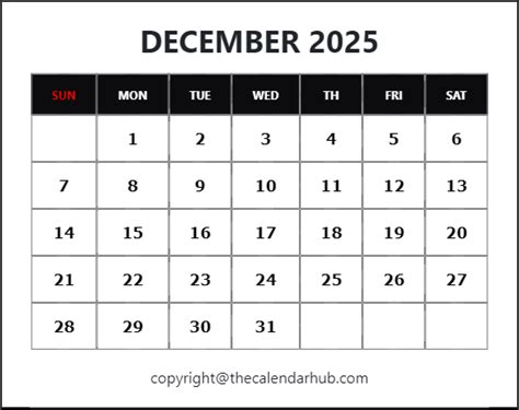 Printable December 2025 Calendar With Holidays