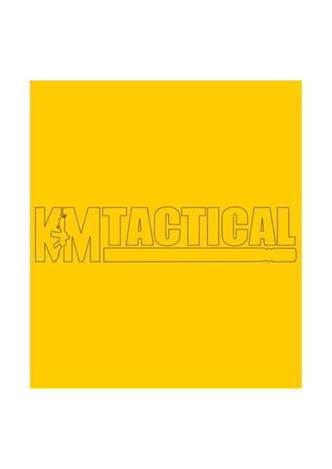 Km Tactical Single Image Cerakote Stencil Km Tactical
