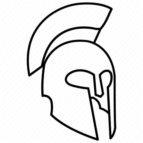 Ancient Corinthian Greek Helm Helmet Spartan Trojan Icon