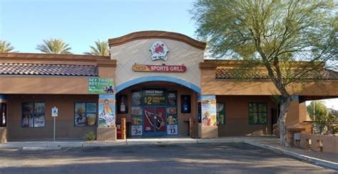 Sports bar in glendale, az featuring a full restaurant menu, 95 televisions, sports memorabilia, race betting, patio seating and happy hour specials. The Nest Sports Bar & Grill - Glendale, AZ