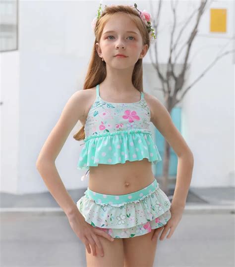 Новые купальные костюмы для маленьких девочек купальные костюмы из 4 предметов солнцезащитное