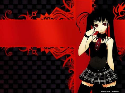 49 Emo Gothic Anime Wallpaper On Wallpapersafari