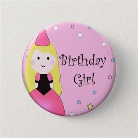 Birthday Girl Pinback Button