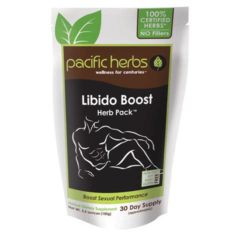 Libido Boost Herb Pack Him Pacific Herbs