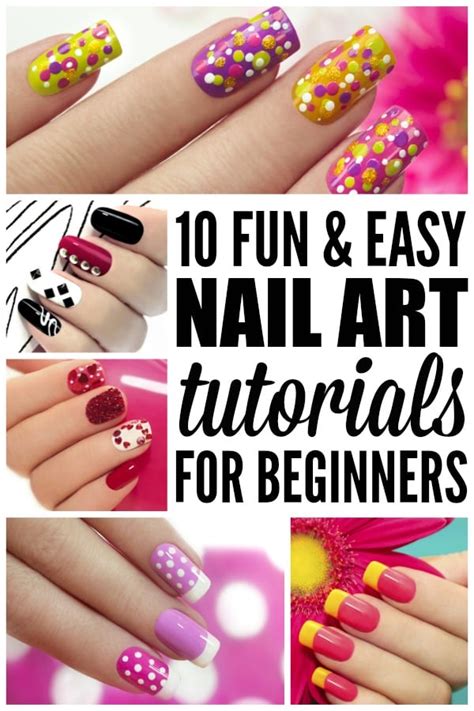 10 Fun And Easy Nail Art Tutorials For Beginners