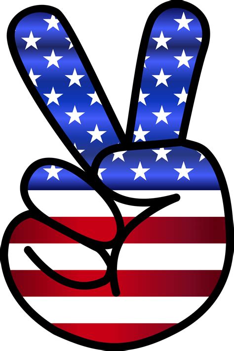 Hand Peace Sign Drawing Free Clipart Images Gclipart