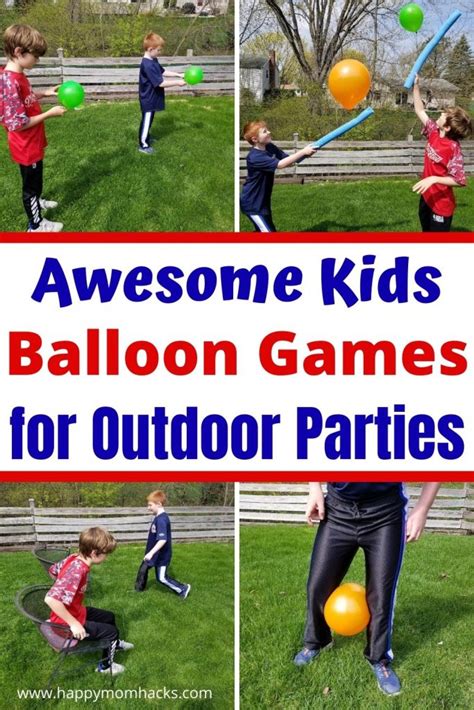 15 Awesome Balloon Games For Kids At Parties And Home Happy Mom Hacks