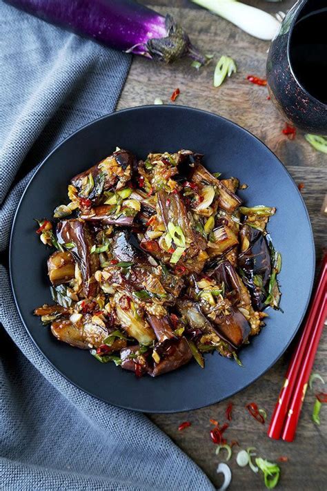chinese eggplant with garlic sauce this is a quick and easy dish that s sweet tangy with a