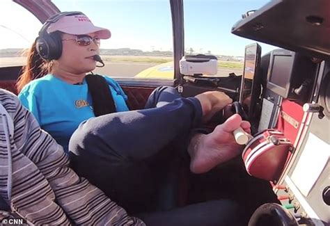 Arizona Woman Born Without Arms Learned To Fly Plane With Just Her Feet