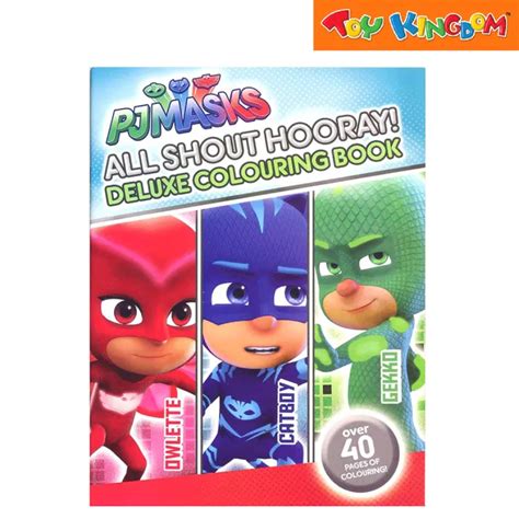 Pj Masks All Shout Hooray Deluxe Coloring Book Lazada Ph