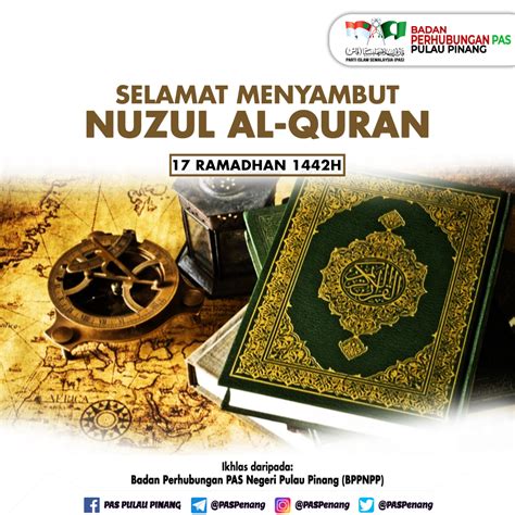 Salam Nuzul Quran 1442h 2021m Berita Parti Islam Se Malaysia Pas