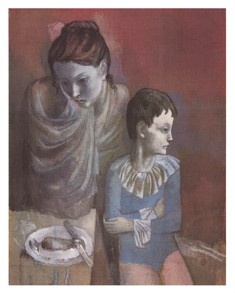 Pablo Picasso Mother And Child 1986 Poster