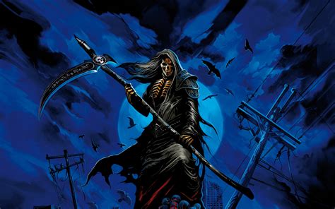 Dark Grim Reaper Hd Cool Wallpaper Hd Fantasy 4k Wallpapers Images And Background Wallpapers Den